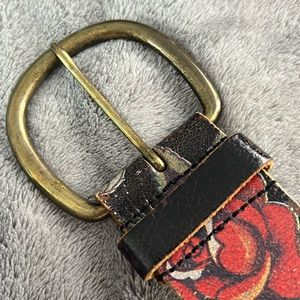 Ed hardy leather belt